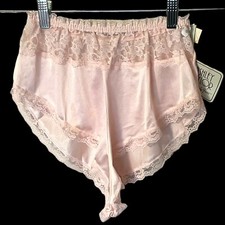 Vintage 80s Deadstock Ashley Taylor Pink Lingerie Lace Sissy Panties Girly Small