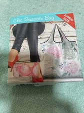 YaYbag Fashionable Reusable Grocery Bags 55 Pounds Jumbo Size  New