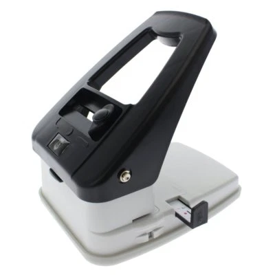 SPECIALIST ID Desktop ID Card Hole Punch Tool for Name Badges - Three in One Slot Puncher with