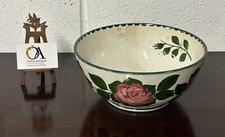 Bristol Ware Style Pottery Bowl With The ?Weymss? Style Cabbage Rose Pattern