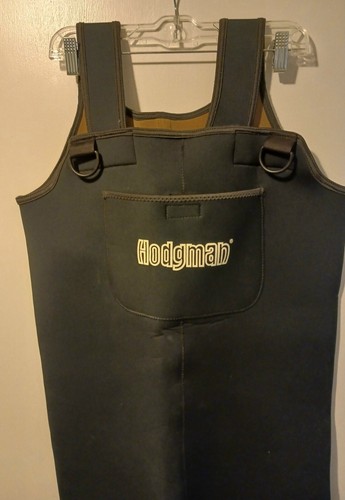 Hodgman Green Neoprene Stocking Foot Chest Waders Size Large - Picture 6 of 9