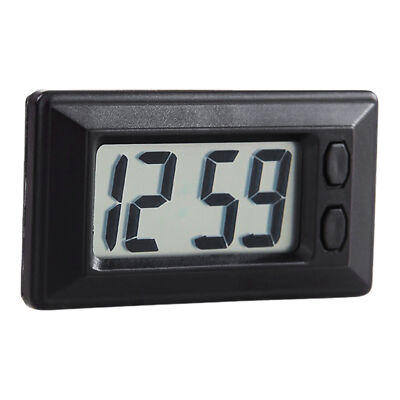Car Dashboard Digital Clock - Small LED Clock Vehicle Adhesive Mini Time Clock