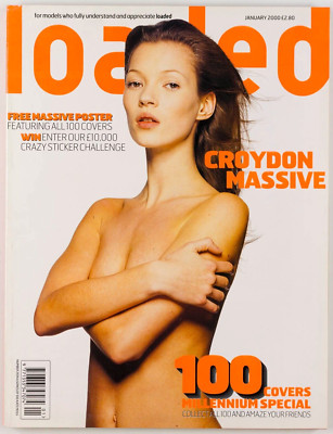 KATE MOSS CROYDON MASSIVE Limited Ed 100 cover Millenium special Loaded magazine
