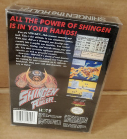 oval seal Shingen The Ruler complete in box nintendo nes rpg game