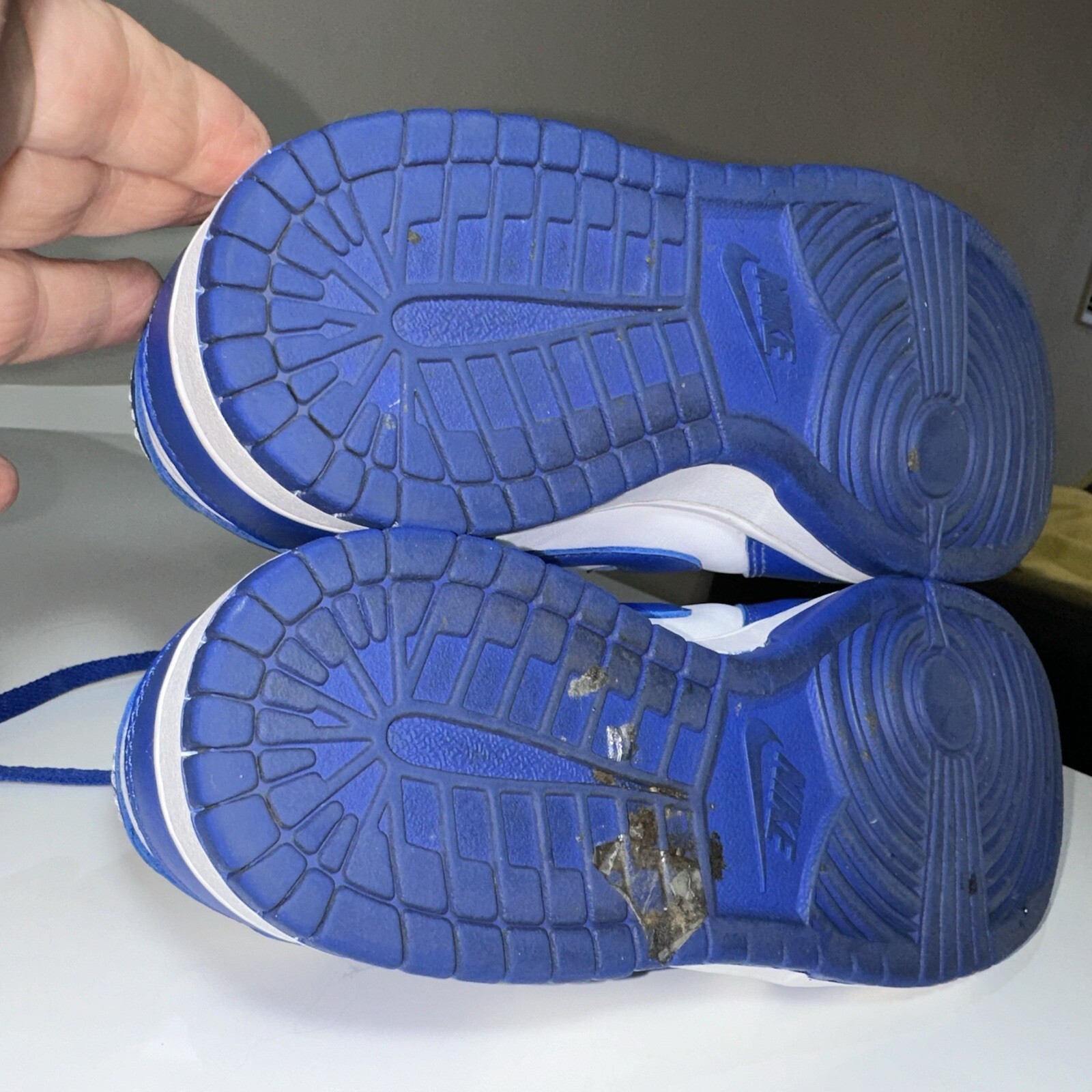 Mens NIKE Dunk Low Kentucky Blue White Sneakers Size US 6.5  #36618 Retro thumbnail 13