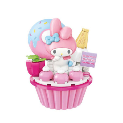 Authentic Sanrio Qman Keeppley Kuppy Blocks My Melody Strawberry