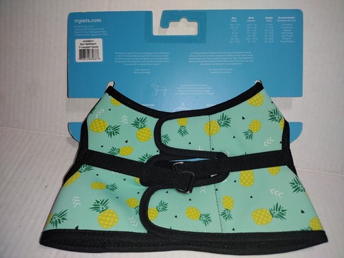 RC Pet Products Cirque Soft Walking Step-in Dog Harness Pineapple Parade X-Large - Picture 5 of 6