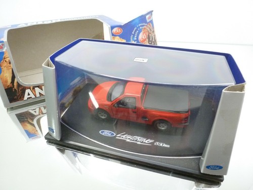 ANSON 80801 FORD LIGHTNING SVT F150 - RED 1:43 - GOOD CONDITION IN BOX - Picture 3 of 7
