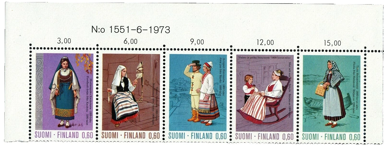 En excelente estado nunca abisagrado/estampillada sin montar o nunca montada Sellos finlandés Franqueo