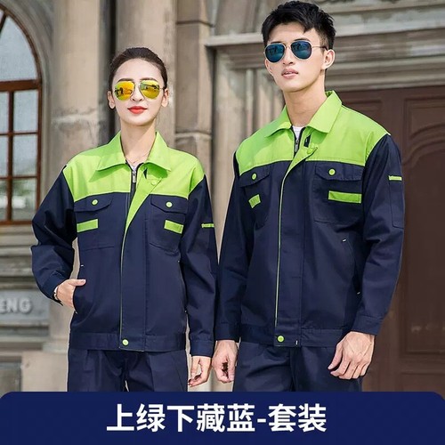 Men Women Workwear Overalls Set Coveralls Mechanic Boiler Work Outfits Coat Pant - Picture 29 of 30