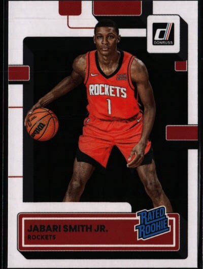 2022-23 Donruss #203 Jabari Smith Jr. Silver Press Proof