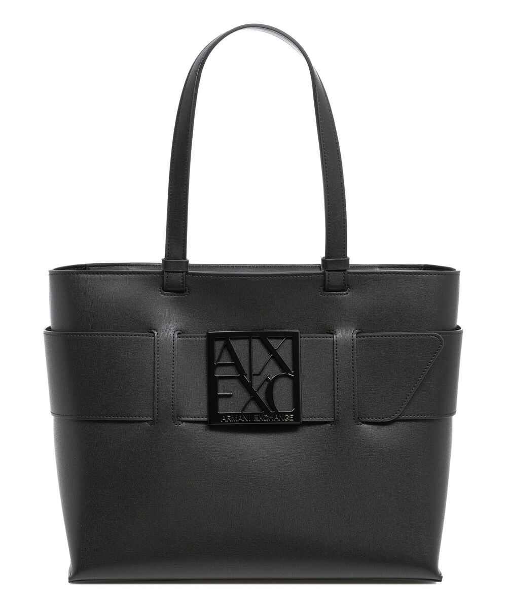 Armani Exchange tote bag women 9491380A87400020 Black big Armani Exchange tote bag women 9491380A87400020 Black big