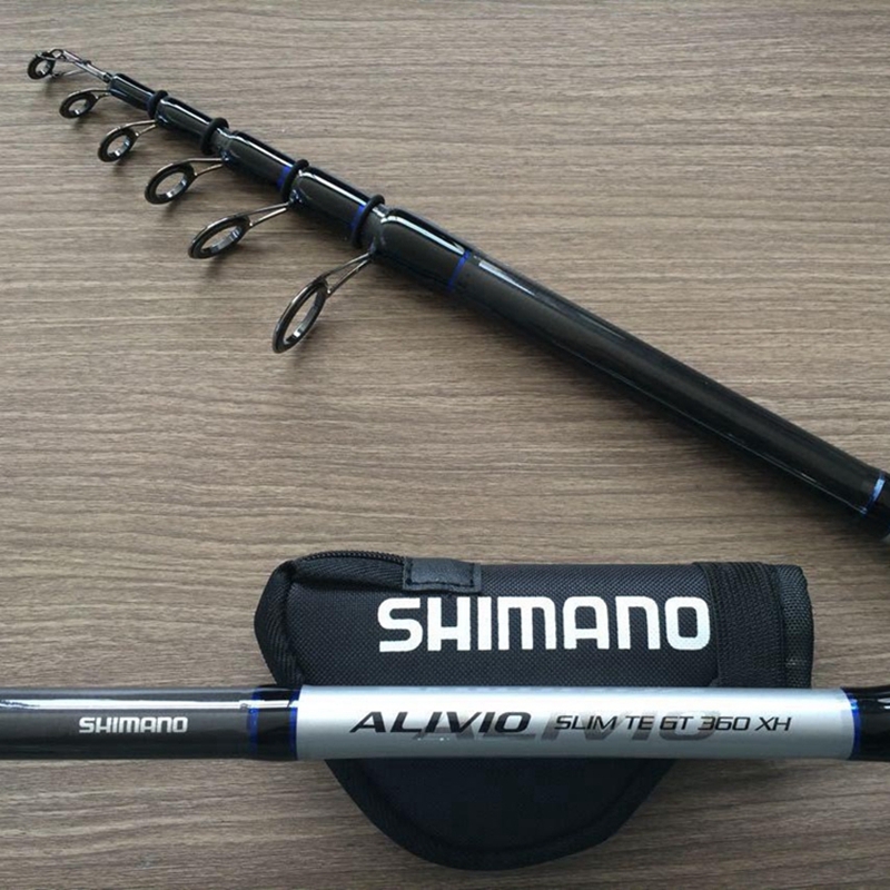 SHIMANO ALIVIO SLIM TE GT TELESCOPIC SPINNING FISHING CARBON ROD LENGTH  CHOICE