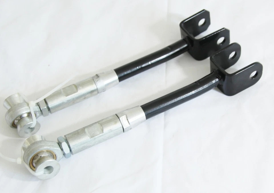 Para 02-08 Nissan 350Z Touring cupé 2 puertas trasero ajustable Kits Camber NEGRO 02-06 G35 Foto 4 de 4