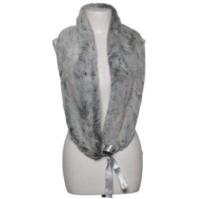 Made in italy, Schal, Damen, Acryl/Baumwolle/Polyester, Grau/Schwarz #Twa