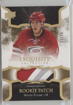 2017-18 Black Diamond Exquisite Rookie Spectrum 17/25 Haydn Fleury Patch RC 5kw