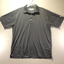 Donald Ross Sport Polo Shirt Mens L Black Golf Performance Stretch