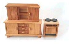 Cabinet kitchen cabinet stove Arnold handmade natural dollhouse dollhouse New