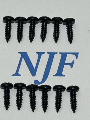 Scheinwerferblende Sicherungsring Schrauben für Ford Capri Mk3 280 Ghia EDELSTAHL SCHWARZ