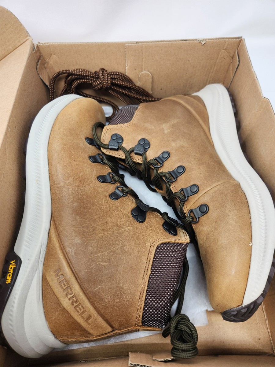 MERRELL ONTARIO MID Men\'s NEW Leather Hiking Boots Brown Sugar Size 8 J53221 Amazon.com | Merrell mens Ontario Suede Mid Hiking Boot  main image 3