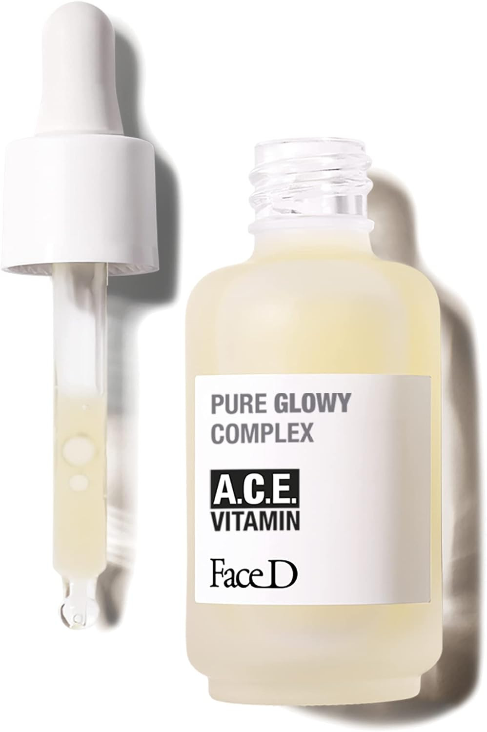 Face D - Pure Glowy Siero Viso Con Vitamine A.C.E Antiossidante E Tonificante - 