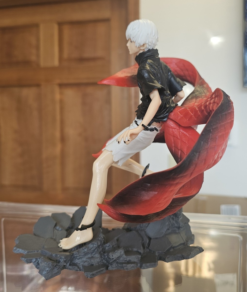 Figurine Tokyo Ghoul Ken Kaneki 22 Cm - PVC, Sans Boîte, état D'occasion, Héros Série Culte
