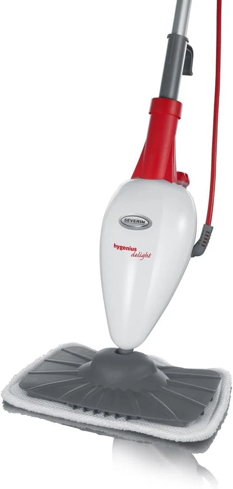 7181 Scopa Elettrica Lavapavimenti, 1550 W, 0.22 Litri, Bianco/Rosso - Immagine 2 di 4