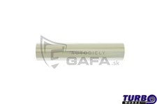 Gerades Aluminiumrohr poliert 57 mm x 35 cm - PPIC048