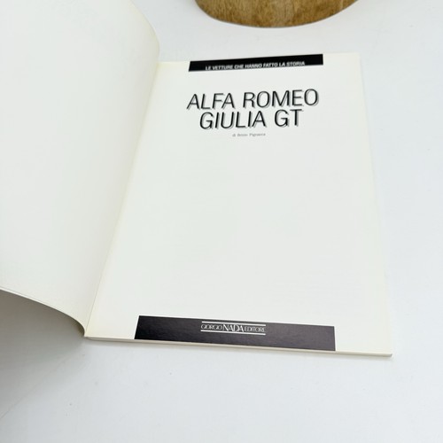 1990 ALFA ROMEO GIULIA GT First Edition Italian Edition Book, Italian Alfa Romeo - Picture 6 of 12
