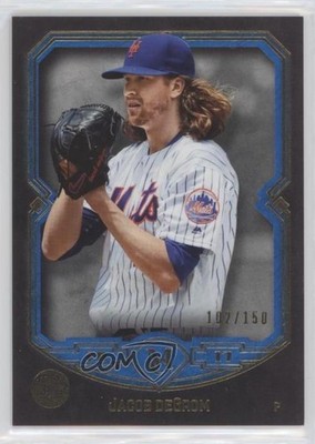 2017 Topps Museum Collection Sapphire Blue 102/150 Jacob deGrom #36 2r8