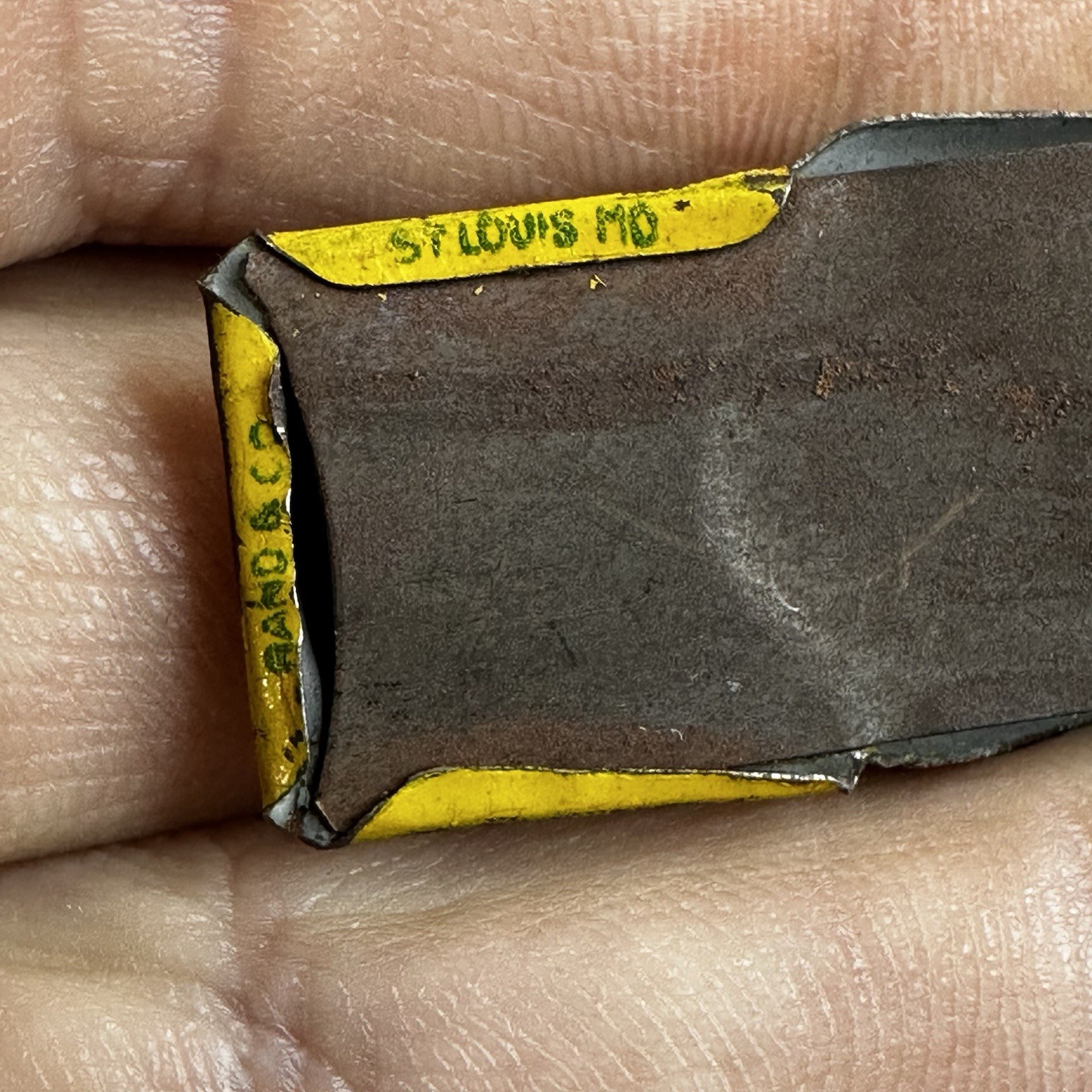 Poll Parrot Shoes Advertising Tin Lithographed Toy Clicker VTG 1930's Noisemaker