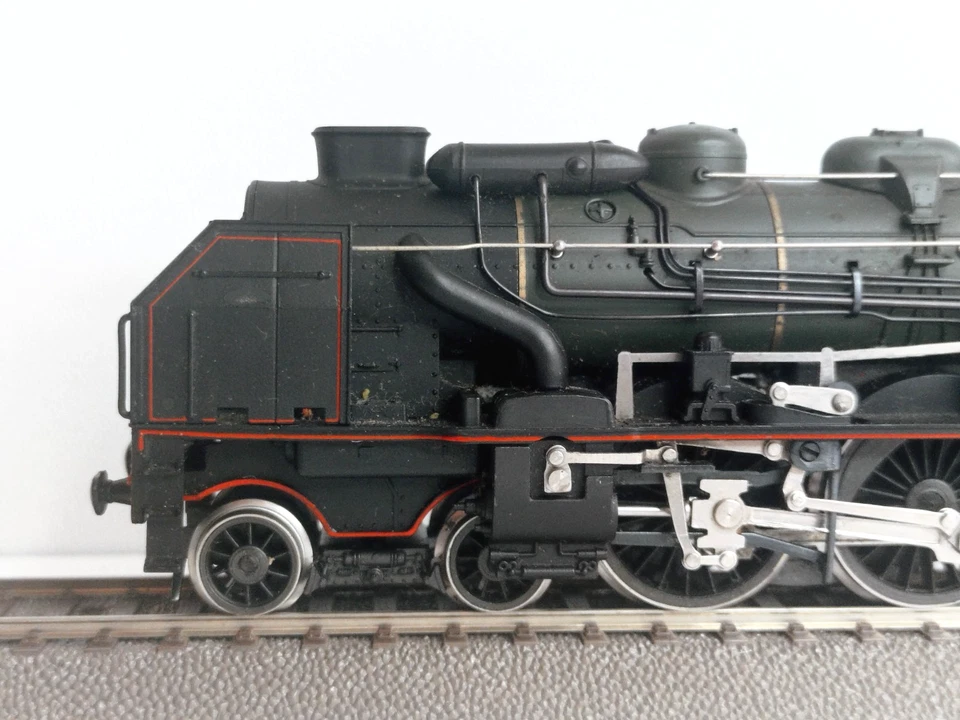 RIVAROSSI 1341 HO Locomotive Vapeur SNCF PACIFIC CHAPELON 231.E.22 Tender  38A10 - Photo 3/4