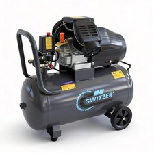 Switzer Mobile Air Compressor - 50 Litre 3hp 13CFM 230V Twin Cylinder AC006