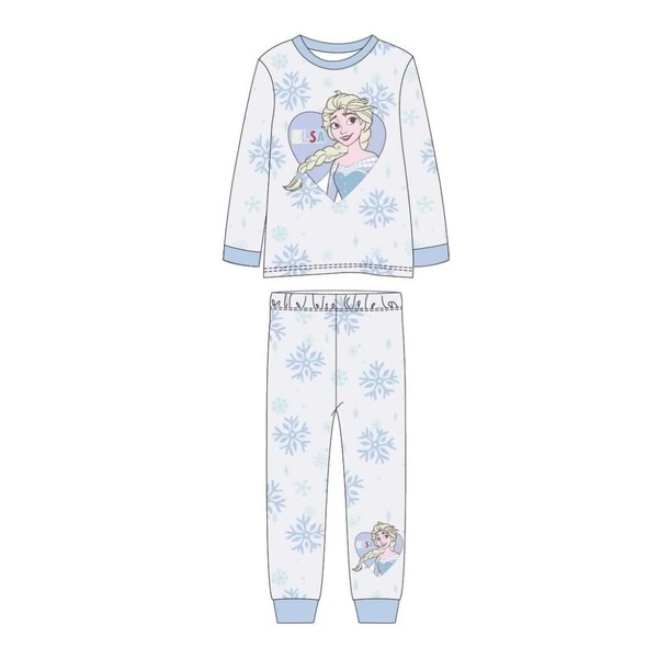 Pyjama Langarm Single Jersey Frozen Hellblau - 5 Jahre | MäDchen Cerdà-image