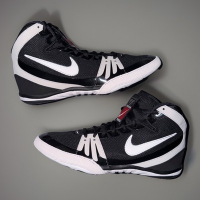 Nike Freek Wrestling Shoes Mens 9.5 Black White 316403-011  display picture 1