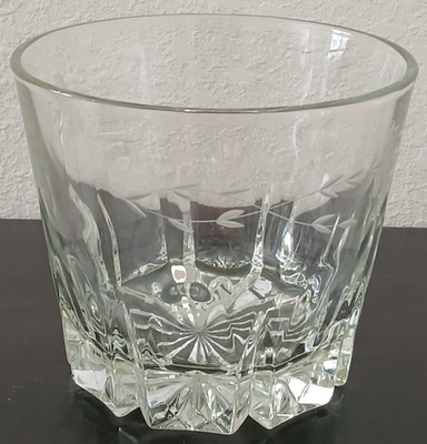 Princess House Heritage Clear Crystal Etched Ice Bucket 5.3'' Tall Vintage