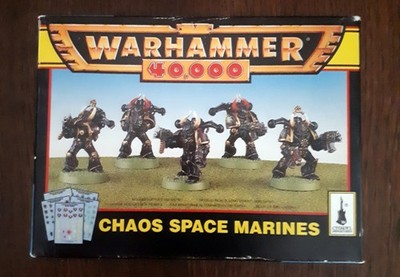 Warhammer 40K, 40000, Chaos Space Marines, nur  Box,  90-er, GW, Games Workshop