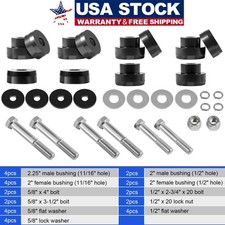 134-10005 Billet Aluminum Subframe Bushing Ki For Camaronovachevy Ii 1968-1981