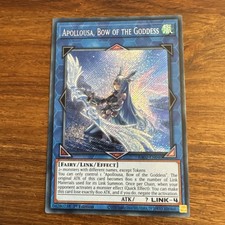 YuGiOh! Apollousa, Bow of the Goddess RA02-EN040 Secret Rare 1st Edition