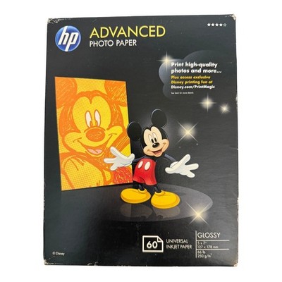 HP Advanced Photo Paper Glossy 60 Sheets Universal Inkjet Paper Mickey Mouse