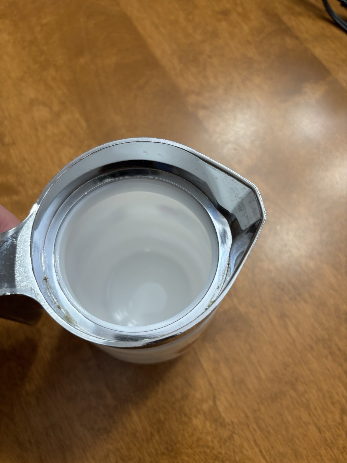 Gemco Corning Creamer Pot A Creme Vintage Coffee Cream Milk USA