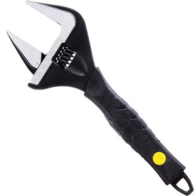 Sharptec 12 Zoll verstellbarer Schraubenschlüssel, 60 mm breite Backenöffnung verstellbarer Schraubenschlüssel,...
