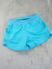 NWT Lands' End Womens Comfort Waist Swim Shorts With Panty Size 8 RN 62830 Blue