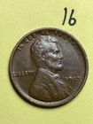 1913 LINCOLN WHEAT CENT,  high condition coin, XF, #16