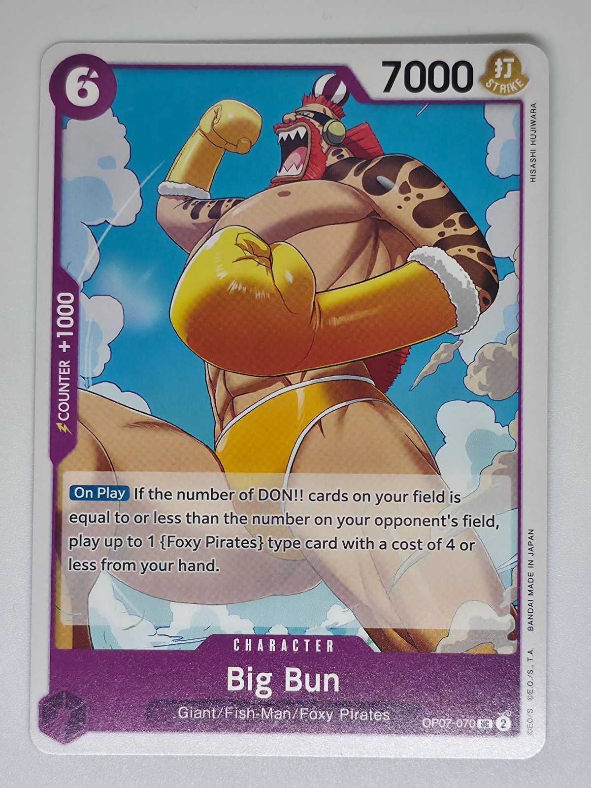 Big Bun OP07-070 UC One Piece 500 Years in the Future NM