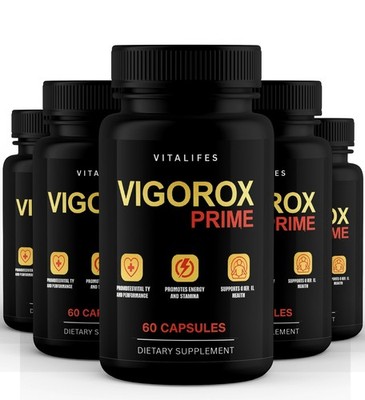 (5 Pack) Vigorox Prime Max Performance Supplement, VigoroxPrime (60 Capsules)