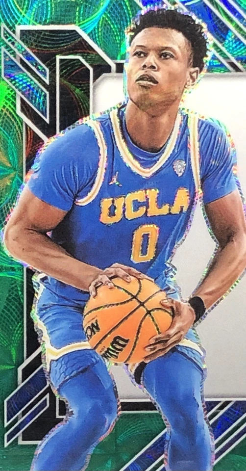 Prizm DP Jaylen Clark 2023/8 caligrafía universitaria alcance verde automático SSP RC (1/8) Foto 2 de 4