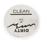 Rotating Stainless Steel Dishwasher Magnet Kitchen & Dining Decor Collection
