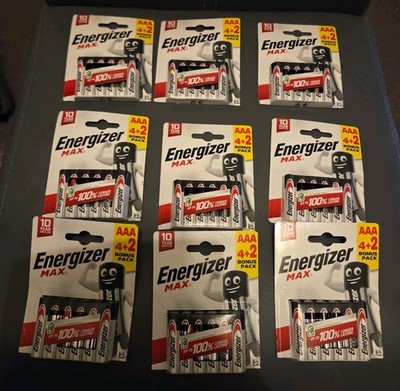 54x Energizer AAA Max Neu