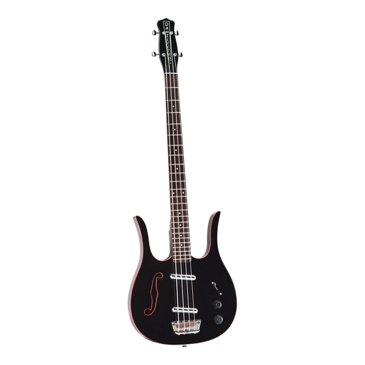 Danelectro LONGHORN BASS エレクトリックベース Danelectro Longhorn Bass (Black - Red Binding) | eBay